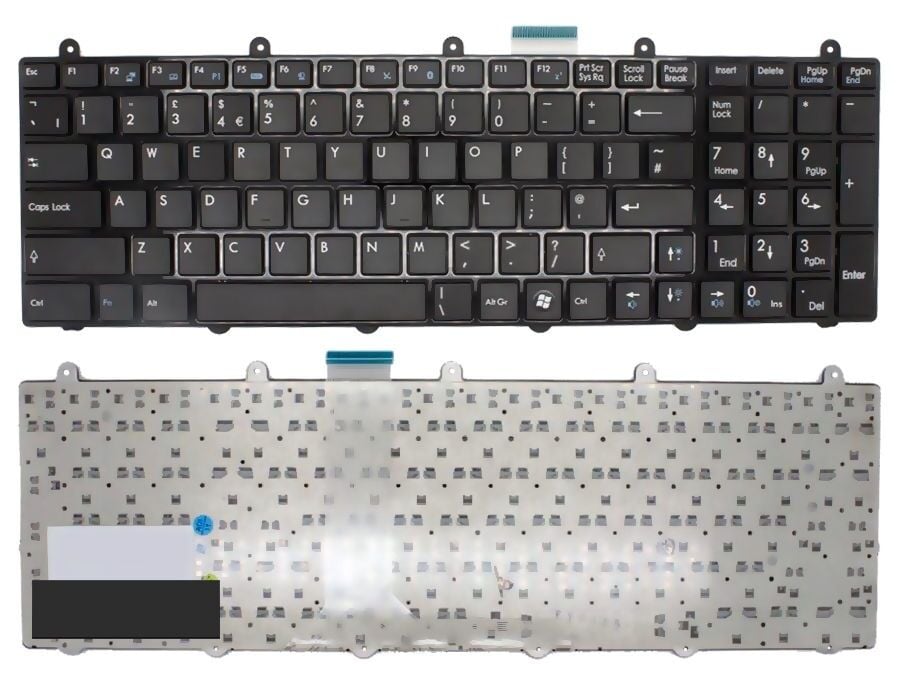 Monster Tulpar T5 V1.4 Notebook Klavyesi, Laptop Tuş Takımı (Siyah TR)