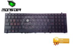 Monster Abra A5 V8.1 Klavye -Siyah- TR - Işıklı - Kırmızı Harfli