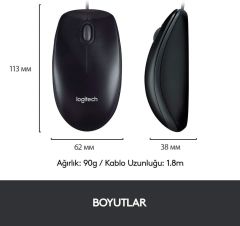 Logitech MK120 SET Q TR SIYAH Klavye 920-002560