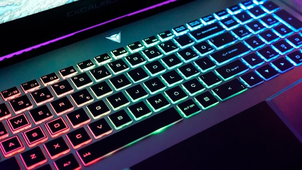 MSI Katana GF76 12UD-410TR msi Notebook Klavyesi Siyah TR, Ver.2 - Single-Zone RGB