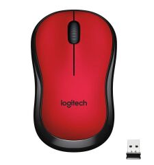 Logitech M220 Kablosuz Silent Mouse Kırmızı