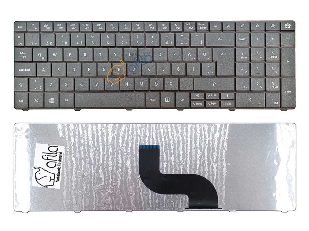 Packard Bell EasyNote TE11BZ, TE11HC Notebook Klavyesi - Siyah - TR / KL0482