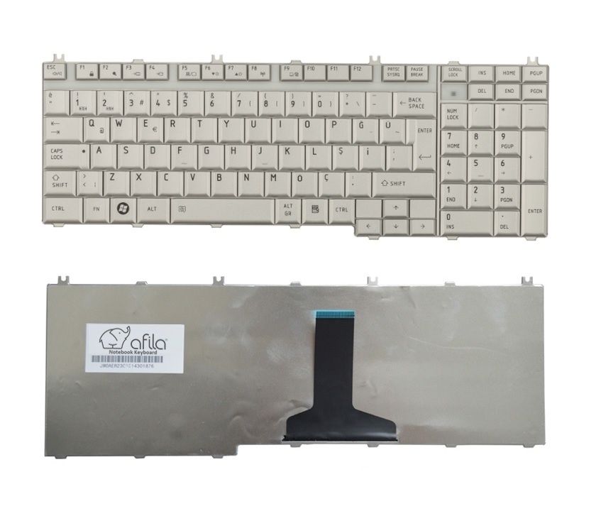 Toshiba 9J.N9282.T01, 9J.N9282.W01, 9J.N9282.Z01 Siyah Klavye