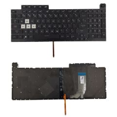 Asus G731G Notebook Klavye / Siyah - TR - Işıklı - RGB - Ver.1