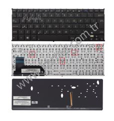 CW002H CW009H 0KNB0-1621UK00 Klavye (Siyah TR) ışıklı