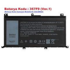 Dell Inspiron P65F P65F001 15 357F9 Notebook Bataryası - Laptop Pili