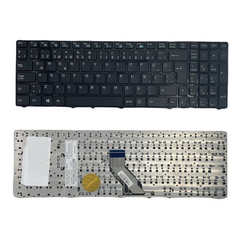 Casper Nirvana MT55ID2, MT55ID2-ST Uyumlu Laptop Klavye Siyah TR