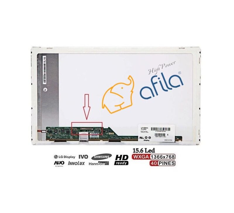 Monster Tulpar T5 V1.2, T5 V1.2.1, T5 V1.3 uyumlu Notebook Lcd Ekran, Panel V1 - HD 1366*768p