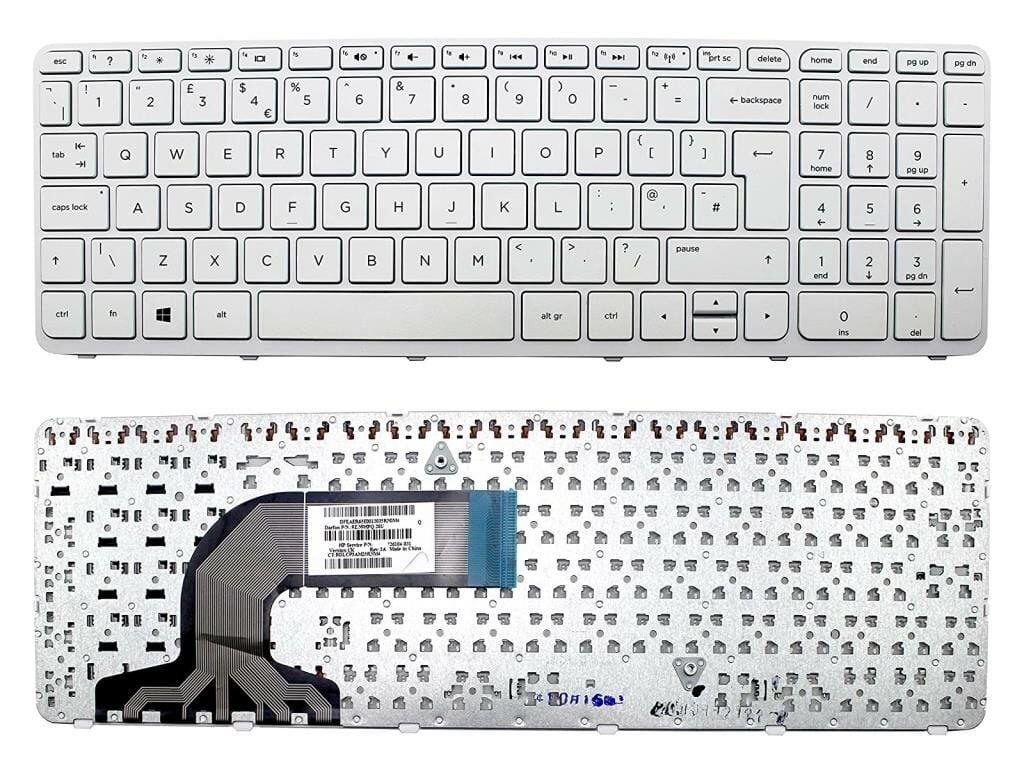 Hp Pavilion 15-n000, 15-n200, 15-n300 Notebook Klavye - Tuş Takımı / Beyaz - TR
