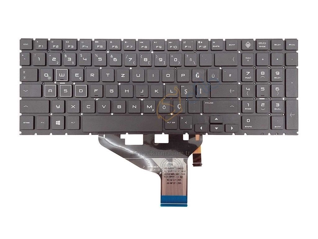 Hp Omen 15-dh0015nt (8UG96EA) Klavye Işıklı VER.1 (RGB)