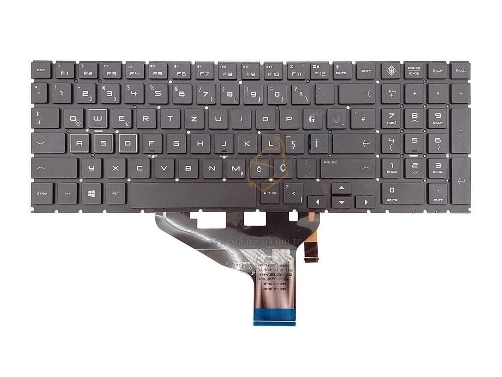Hp Omen 15-dc0003NT 4EX80EA Klavye Işıklı VER.1 (RGB)