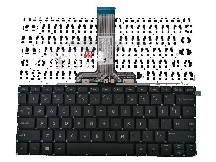 Hp Pavilion X360, 11-k, 11-u, 11-ab Klavye (Siyah TR) Küçük Enter
