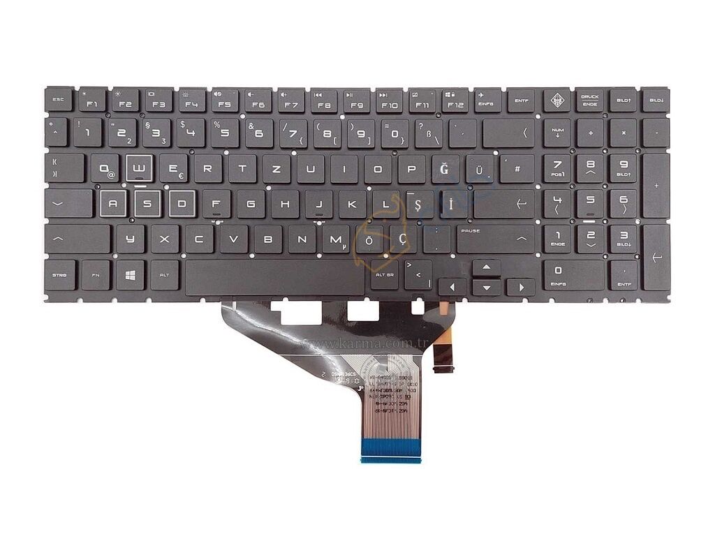 Hp Omen 15-dc0007NT 4EU22EA Klavye Işıklı VER.1 (RGB)