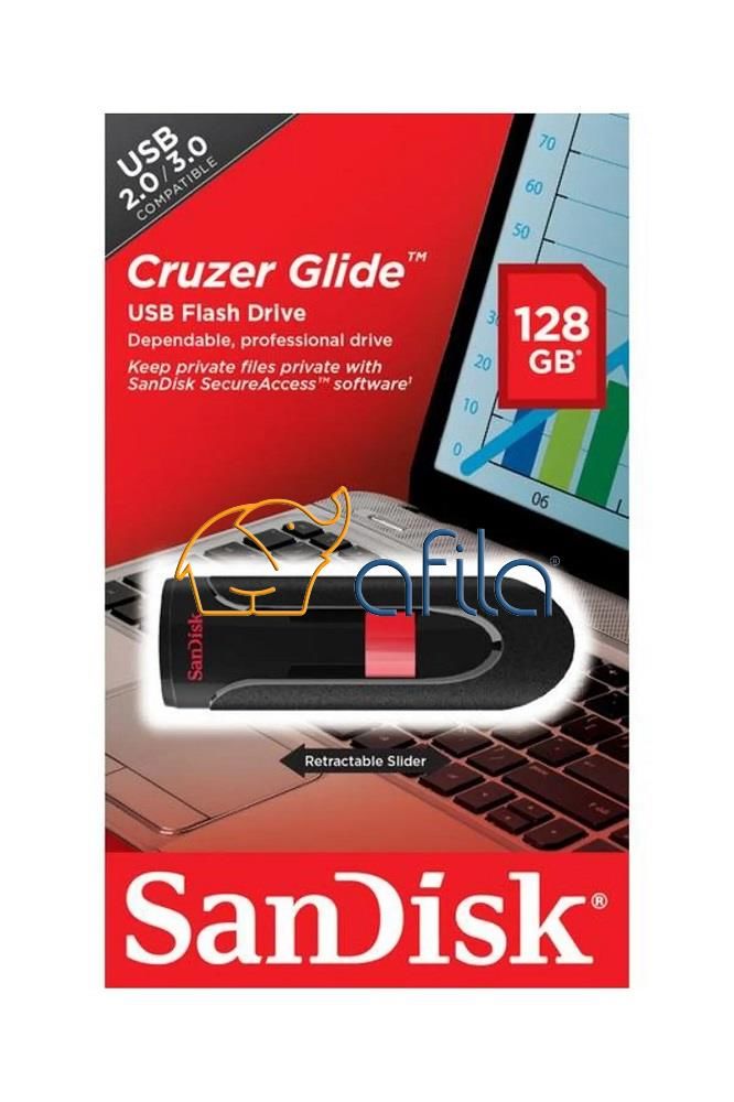 SanDisk Cruzer Glide 128GB USB 2.0 Flash Bellek - SDCZ60-128G-B35