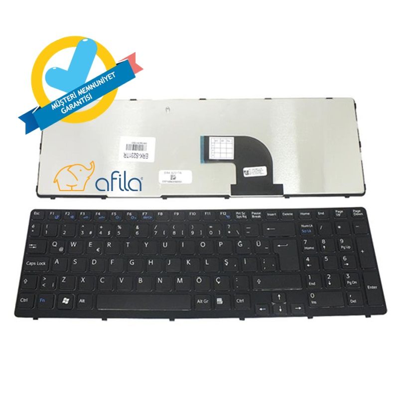 Sony Vaio SVE151E11M Notebook Klavyesi (Siyah TR)