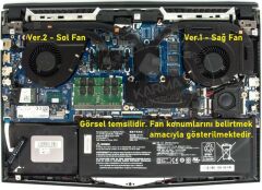 Casper Excalibur G780.1075-E5J0X Notebook Fan, Ver.1 (Sağ Fan)