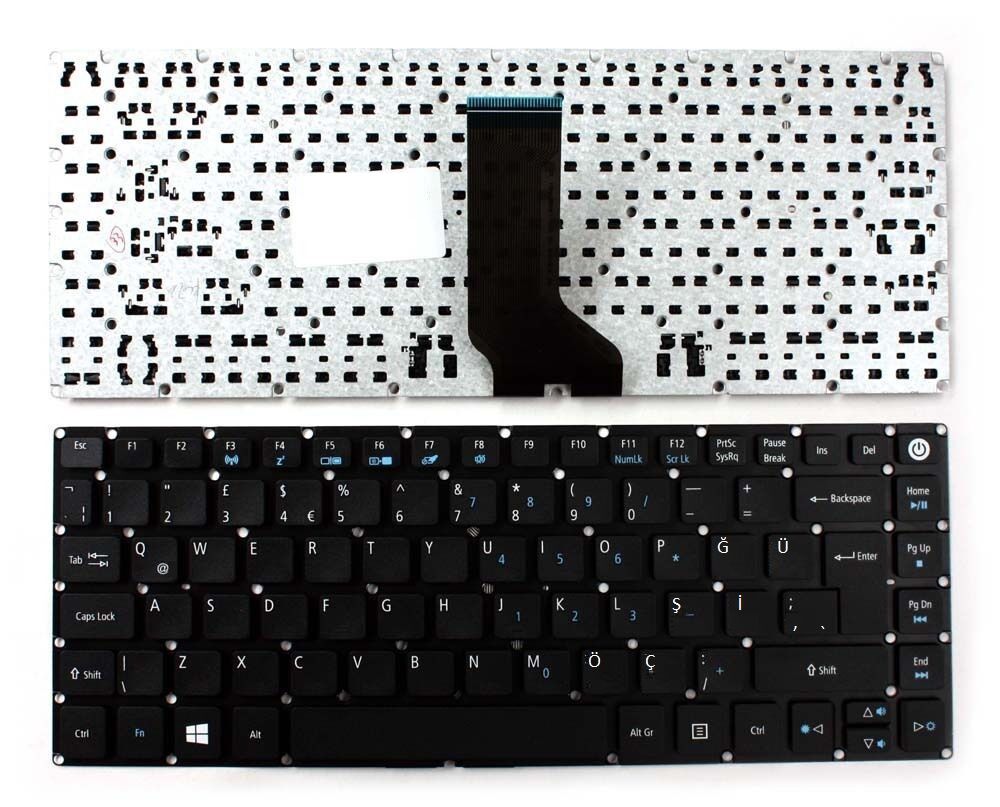 Acer Aspire LV4T_A50B NKI14170EP Notebook Klavyesi - Siyah - TR