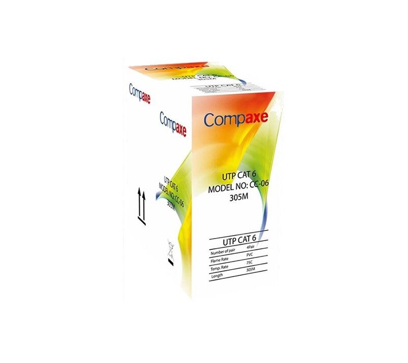 Compaxe CC-06 305m CAT6 Network IP Güvenlik Sistemleri Kablosu