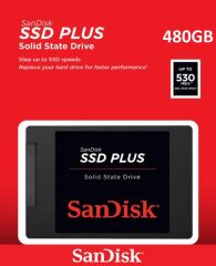 Sandisk SSD Plus 480GB 530MB-445MB/s Sata 3 2.5'' SSD (SDSSDA-480G-G26)