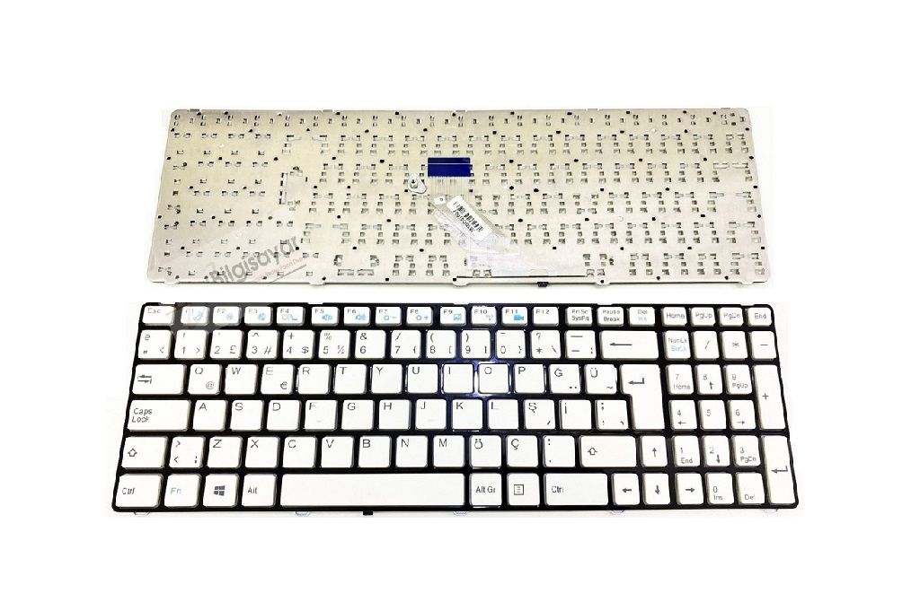 Casper Nirvana CKY Serisi Notebook Klavyesi, Laptop Tuş Takımı (Beyaz TR)