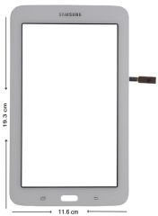 Samsung SM-T113 7'' Tablet uyumlu Dokunmatik - Beyaz