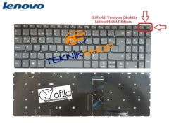 Lenovo IdeaPad 80XM, 80XN, 80XR Serisi Klavyesi - Füme TR