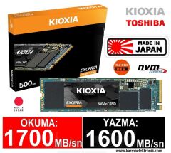 Kioxia Exceria 500GB m2 NVMe SSD LRC10Z500GG8 1700-1600MB/s, PCIe, 3D