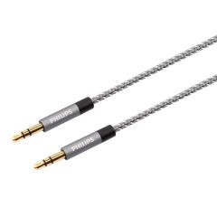 Philips SWR2114B/93 1 Metre Örgülü 3.5mm Jack Aux Ses Kablosu 1mt