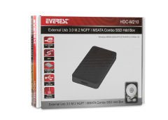 EVEREST External Usb 3.0 M.2 NGFF / MSATA Combo SSD Hdd Box HDC-M210