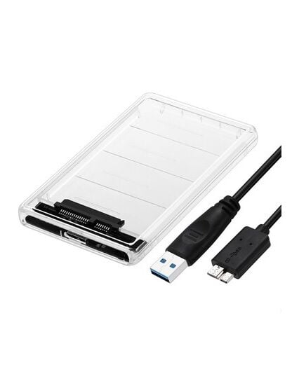 Afila 2.5'' USB 3.0 Harici Harddisk HDD Kutusu Sata Disk HY-HDC25 (Şeffaf)
