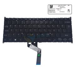 ACM16M26TQ Notebook Klavyesi, Laptop Tuş Takımı (Siyah TR) Işıklı