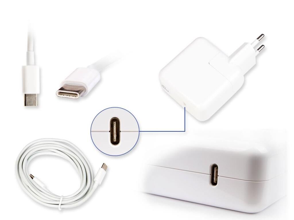 Apple MacBook 29W Type-C Notebook Adaptörü (USB-C) Muadil (14.5V 2A) / RNA-AP11
