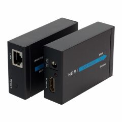 Afila PM-18232, Q-HEX2 60m HDMI Extender Cat5-Cat6 Metal Kasa 2'li Paket (60 Metre Uzatıcı)