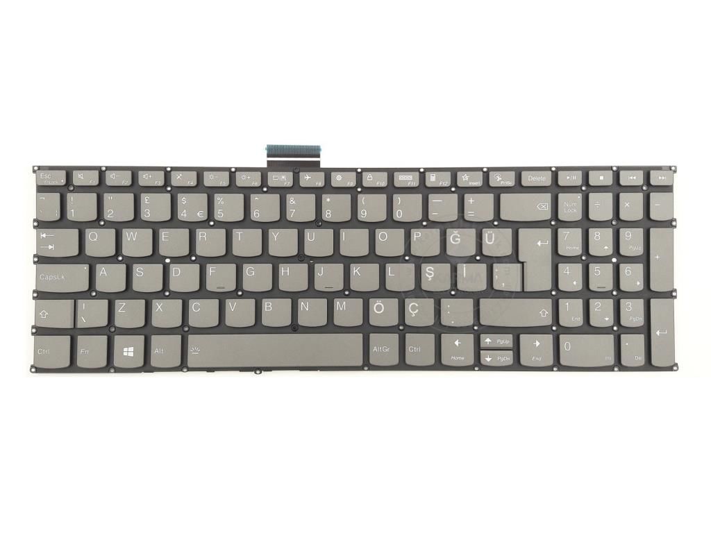 Lenovo ideaPad 1 Type 82V7005MTX, 82V7006NTX, 82V70075TX Notebook Klavyesi, Laptop Tuş Takımı (Siyah TR) ışıklı