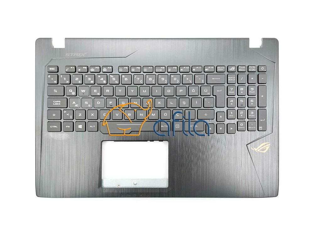 Asus FX553VD-DM583T Notebook Klavyesi Üst Kasa (Siyah TR) Işıklı - Ver.1