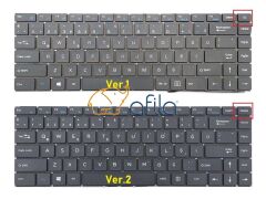 Casper Nirvana C350.5005-4100T Notebook Klavye - Tuş Takımı / Siyah - TR - Ver.1 - Silver Üst Kasa