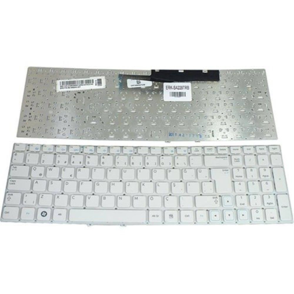 Samsung NP350, NP350E5C, NP350E5E, NP350V5C Notebook Klavyesi (Beyaz TR)