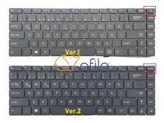 Casper Nirvana C350.5005-4100X Notebook Klavye - Tuş Takımı / Siyah - TR - Ver.1 - Silver Üst Kasa