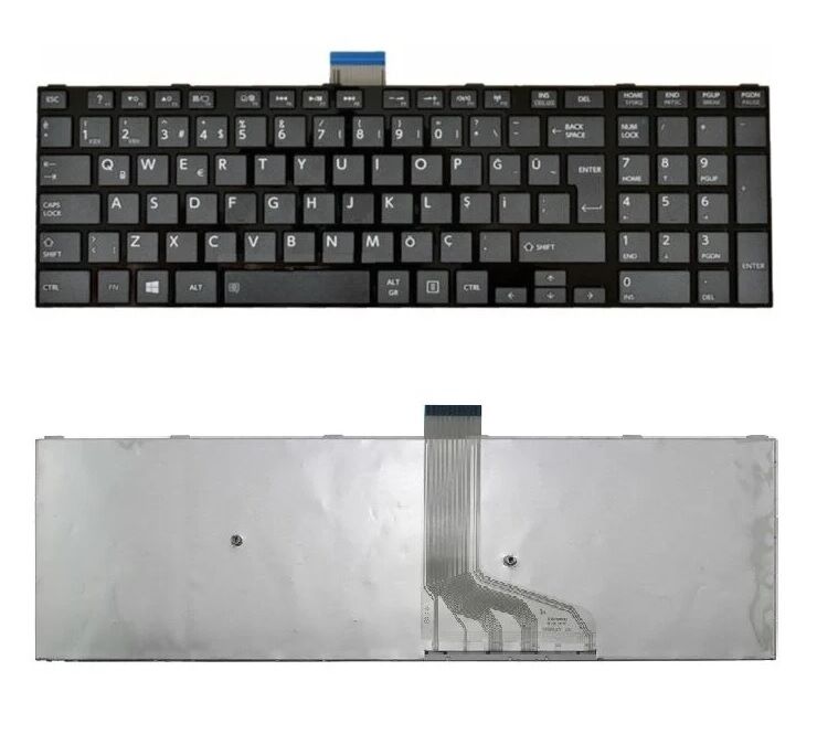 Toshiba 9Z.N7ubc.R0t, 9Z.N7UBU.M0T Notebook Klavyesi (Siyah TR)