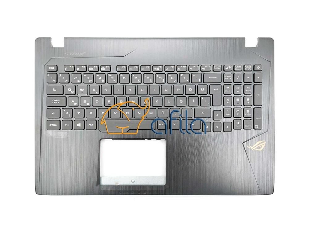 Asus GL553VD-DM032T Notebook Klavyesi Üst Kasa (Siyah TR) Işıklı - Ver.1