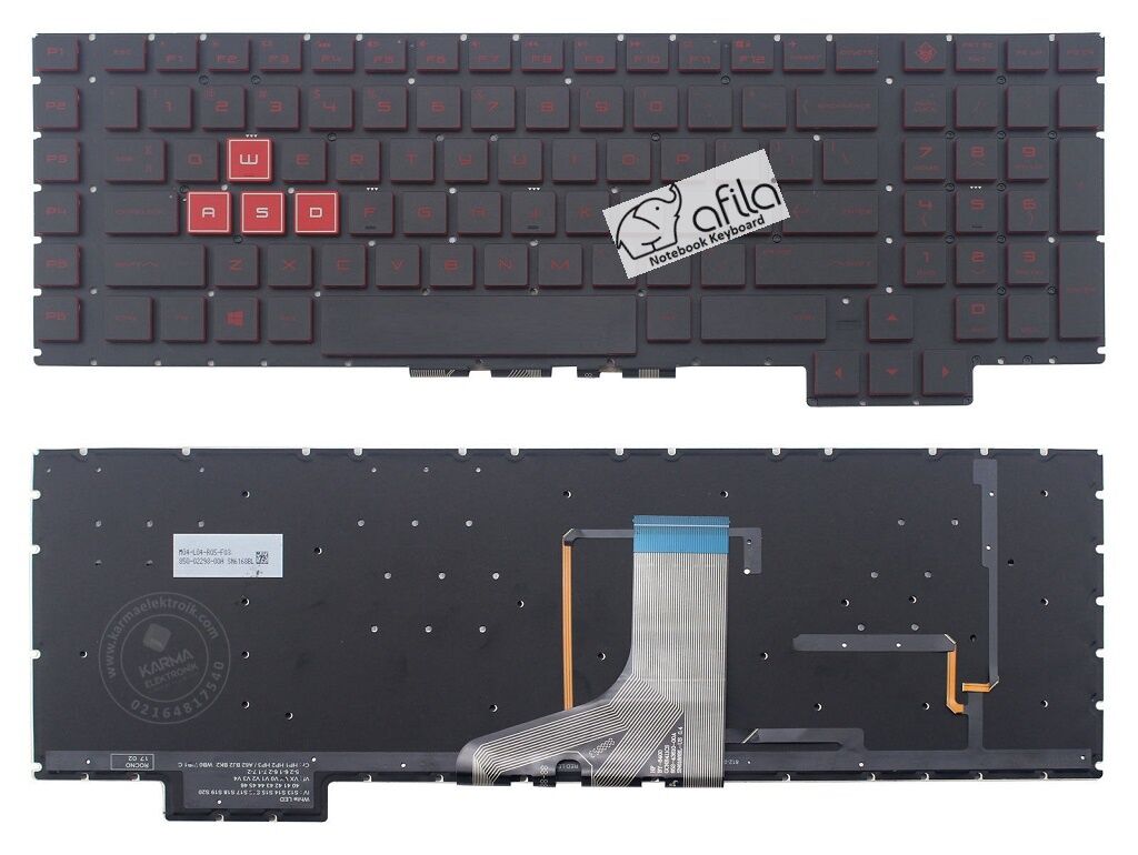 Hp Omen 17-AN001NT 1WQ73EA Notebook Klavye TR / ışıklı
