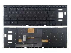 Asus GX501VS Notebook Klavyesi (Siyah TR)  Küçük Enter Işıklı