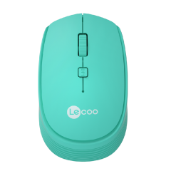 Lenovo Lecoo WS202 1600 DPI 4 Tuşlu Kablosuz Mouse / Turkuaz Rengi