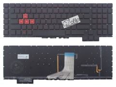 Hp Omen 17-AN101NT 4EP68EA 17-AN104NT 4EU26EA Klavye TR / ışıklı