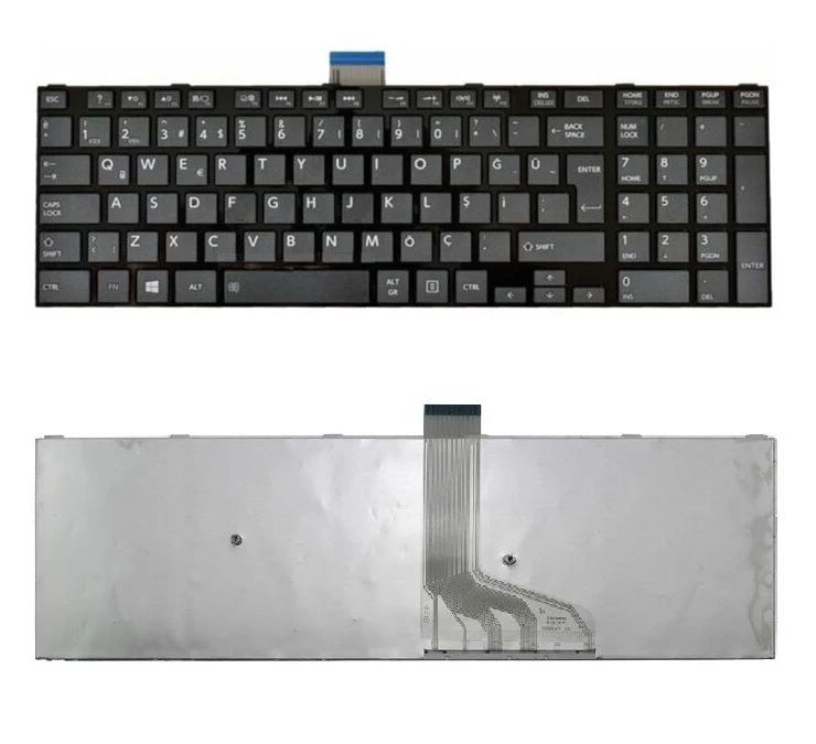 Toshiba Satellite S50 S50-A S50-A-10T S50-B Klavyesi (Siyah TR)