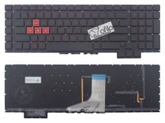 Hp Omen 17-AN106NT 4EW34EA 17-AN107NT 4MQ21EA Klavye TR / ışıklı