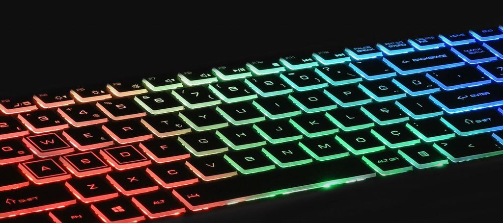 MSI Katana GF76 12UD-245TR msi Notebook Klavyesi Siyah TR, Ver.3 - Per-Key RGB
