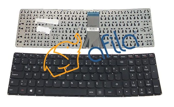 Lenovo B5030, B50-30 20382, 80ES Notebook Klavyesi
