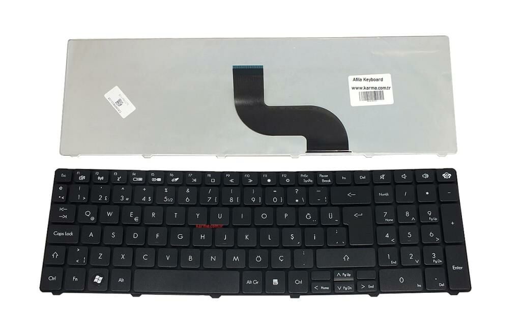 Packard Bell Easynote LE11BZ TE11HC TE11BZ Notebook Klavyesi (Siyah TR)
