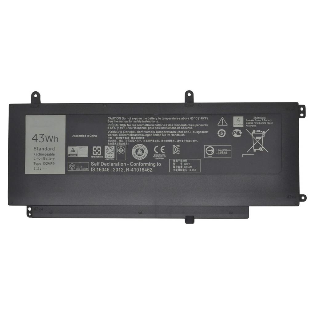 Dell D2VF9 Notebook Bataryası - Laptop Pili